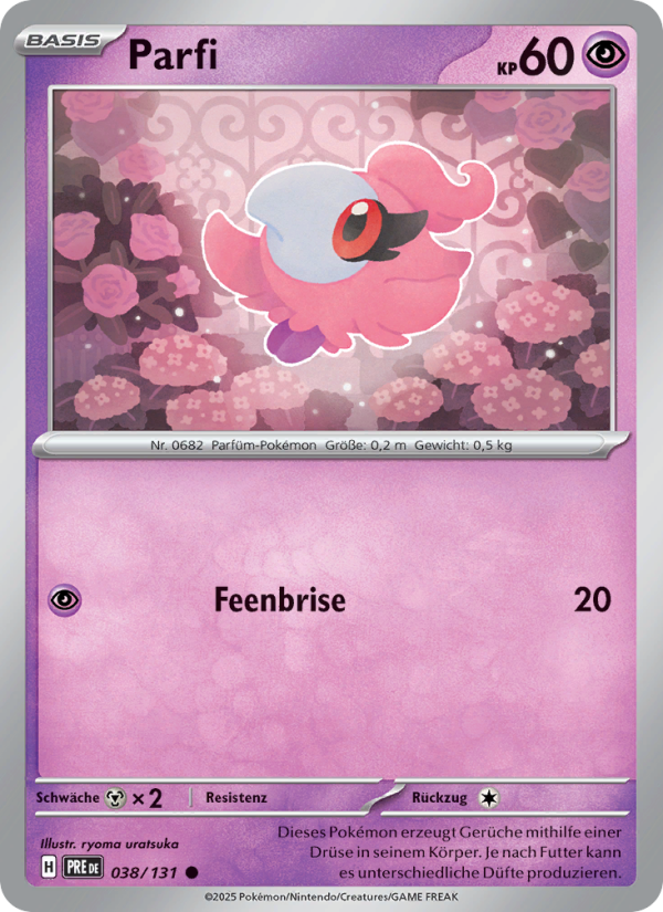 Parfi 038 — Prismatische Entwicklungen (German Pokémon TCG card)