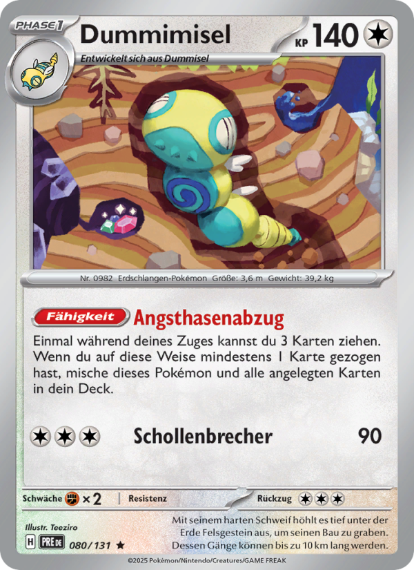 Dummimisel 080 — Prismatische Entwicklungen (German Pokémon TCG card)
