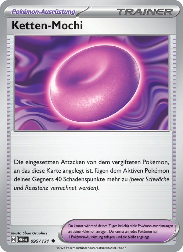 Ketten-Mochi 095 — Prismatische Entwicklungen (German Pokémon TCG card)