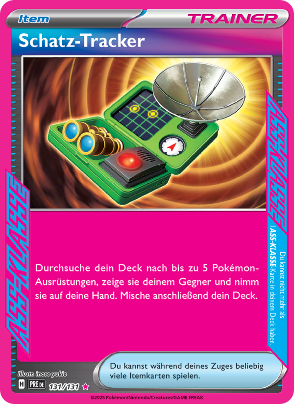 Schatz-Tracker 131 — Prismatische Entwicklungen (German Pokémon TCG card)