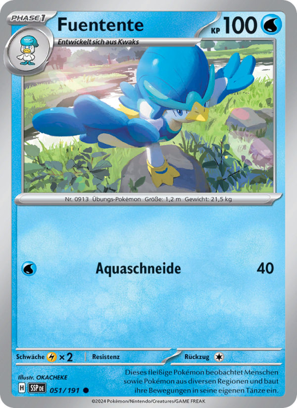 Fuentente 051 — Stürmische Funken (German Pokémon TCG card)