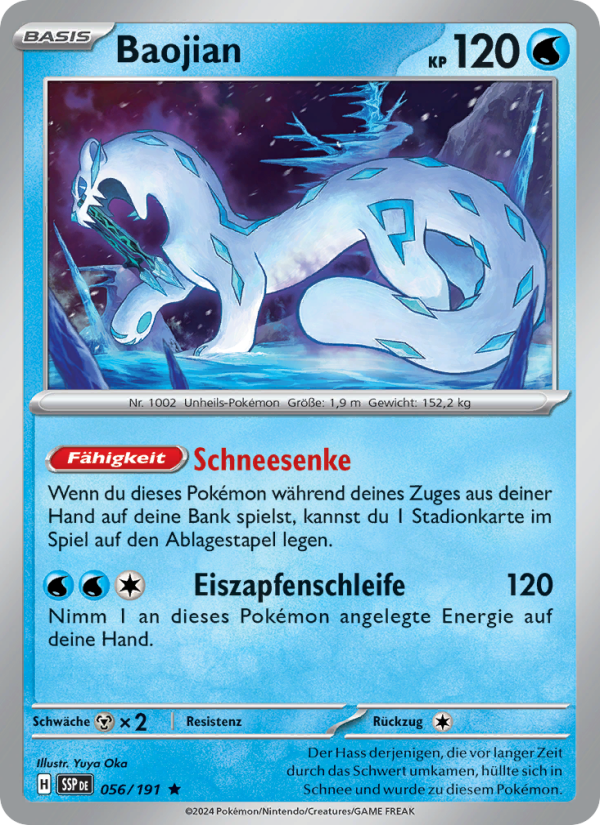 Baojian 056 — Stürmische Funken (German Pokémon TCG card)