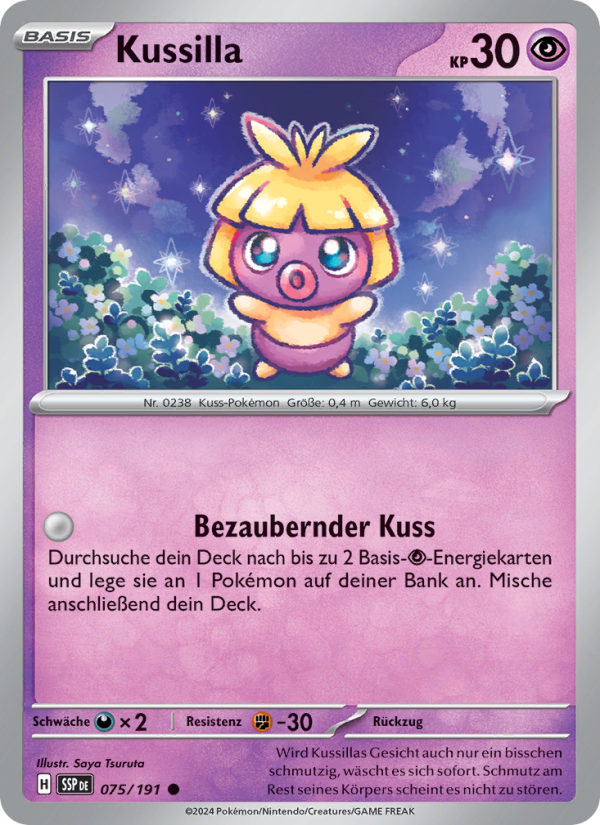Kussilla 075 — Stürmische Funken (German Pokémon TCG card)