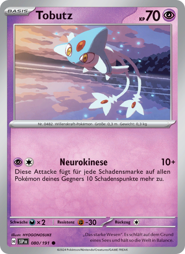 Tobutz 080 — Stürmische Funken (German Pokémon TCG card)