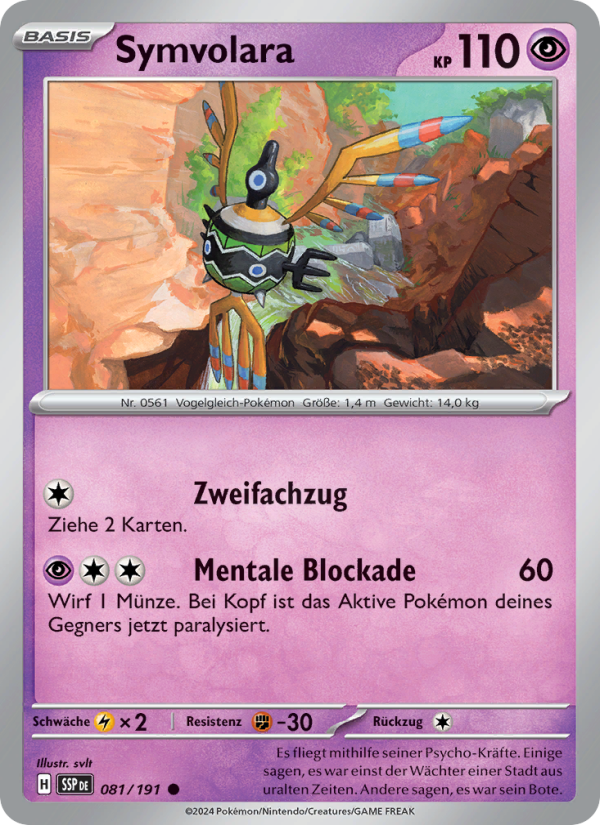 Symvolara 081 — Stürmische Funken (German Pokémon TCG card)
