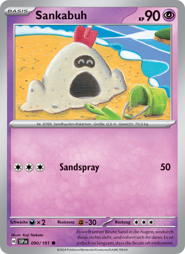 Sankabuh 090 — Stürmische Funken (German Pokémon TCG card)