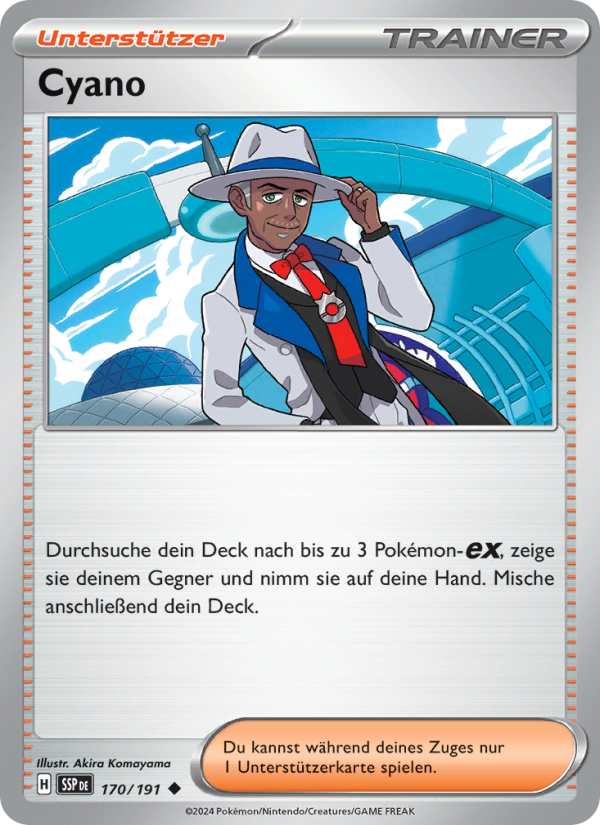 Cyano 170 — Stürmische Funken (German Pokémon TCG card)