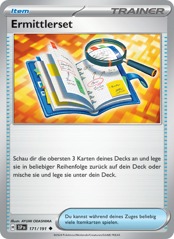 Ermittlerset 171 — Stürmische Funken (German Pokémon TCG card)