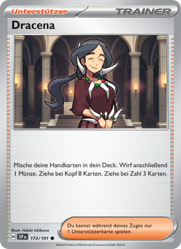 Dracena 173 — Stürmische Funken (German Pokémon TCG card)