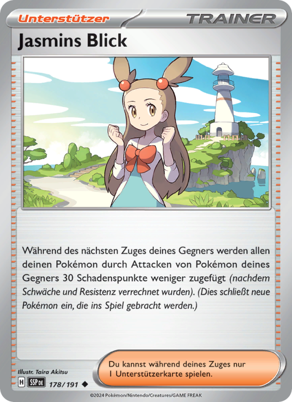 Jasmins Blick 178 — Stürmische Funken (German Pokémon TCG card)