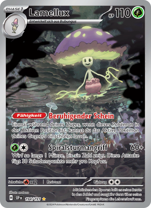 Lamellux 194 — Stürmische Funken (German Pokémon TCG card)