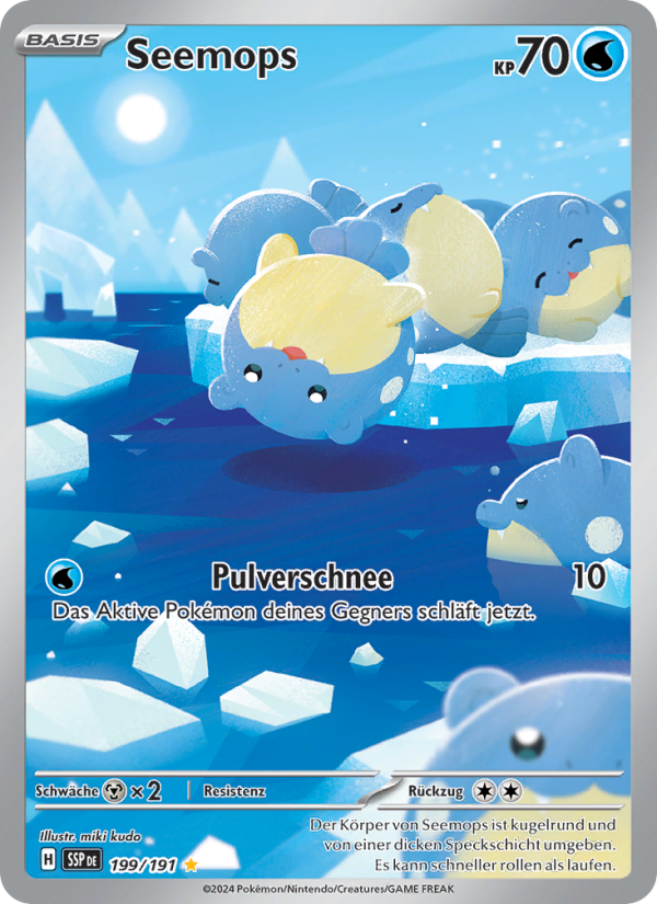 Seemops 199 — Stürmische Funken (German Pokémon TCG card)