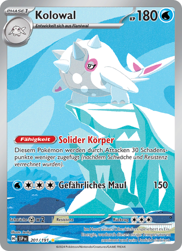 Kolowal 201 — Stürmische Funken (German Pokémon TCG card)