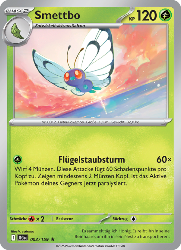Smettbo Pokémon TCG cards