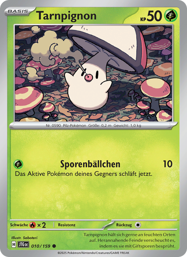 Tarnpignon Pokémon TCG cards
