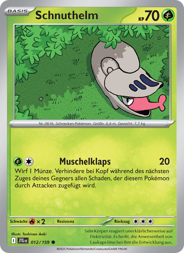 Schnuthelm Pokémon TCG cards