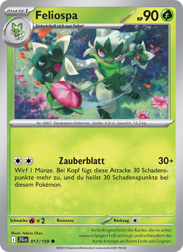 Feliospa Pokémon TCG cards