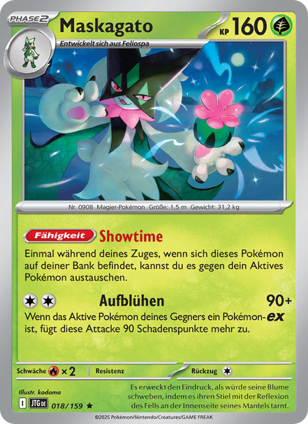 Maskagato Pokémon TCG cards