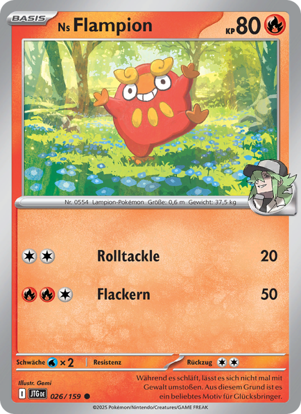 Ns Flampion Pokémon TCG cards
