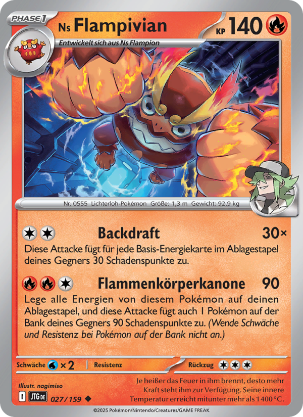 Ns Flampivian Pokémon TCG cards