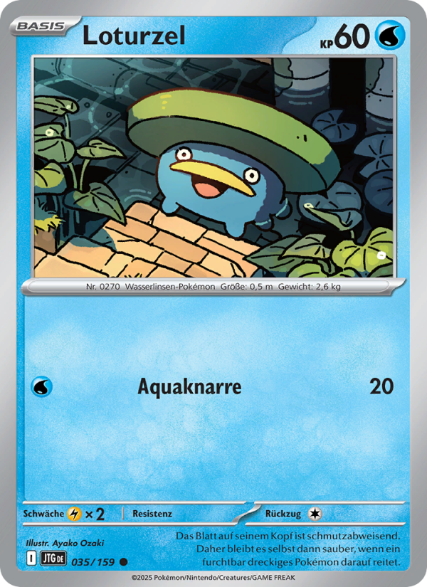 Loturzel Pokémon TCG cards