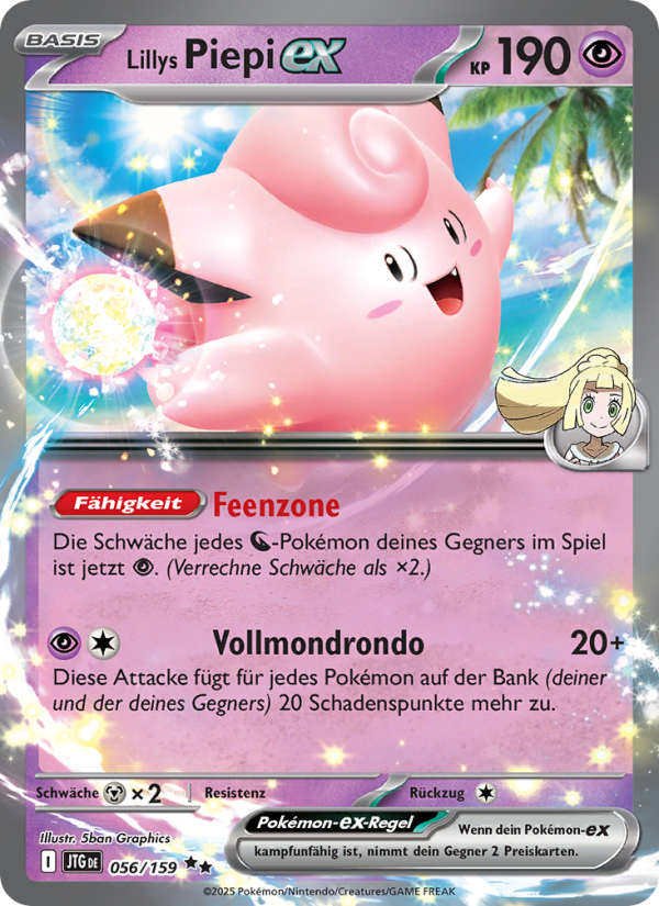 Lillys Piepi-ex 056 — Journey Together (German Pokémon TCG card)