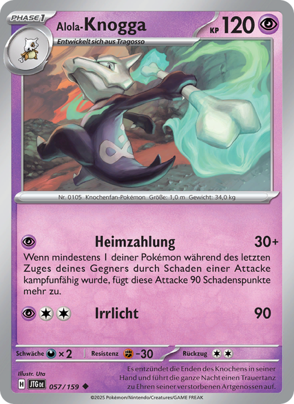 Alola-Knogga Pokémon TCG cards