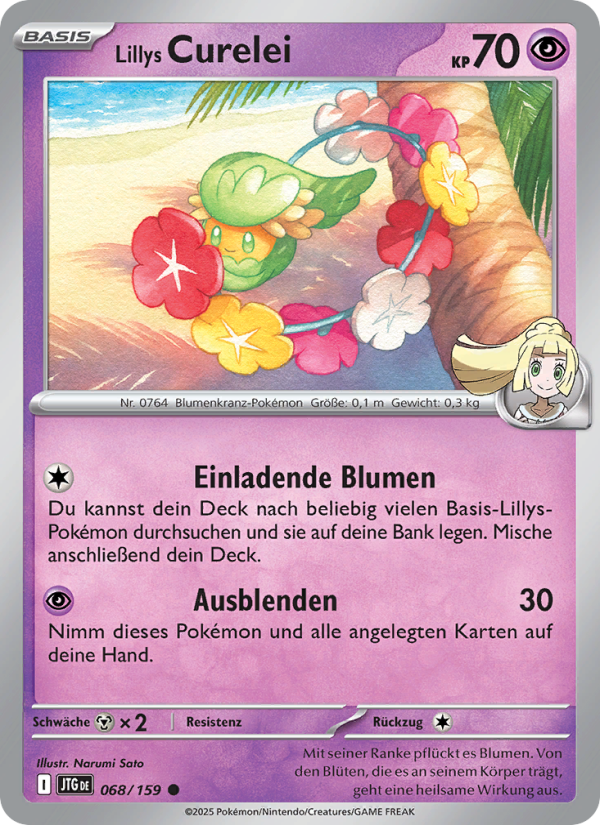 Lillys Curelei 068 — Reisegefährten (German Pokémon TCG card)