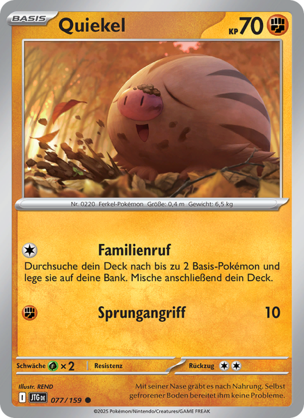 Quiekel Pokémon TCG cards