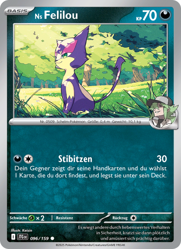 Ns Felilou Pokémon TCG cards