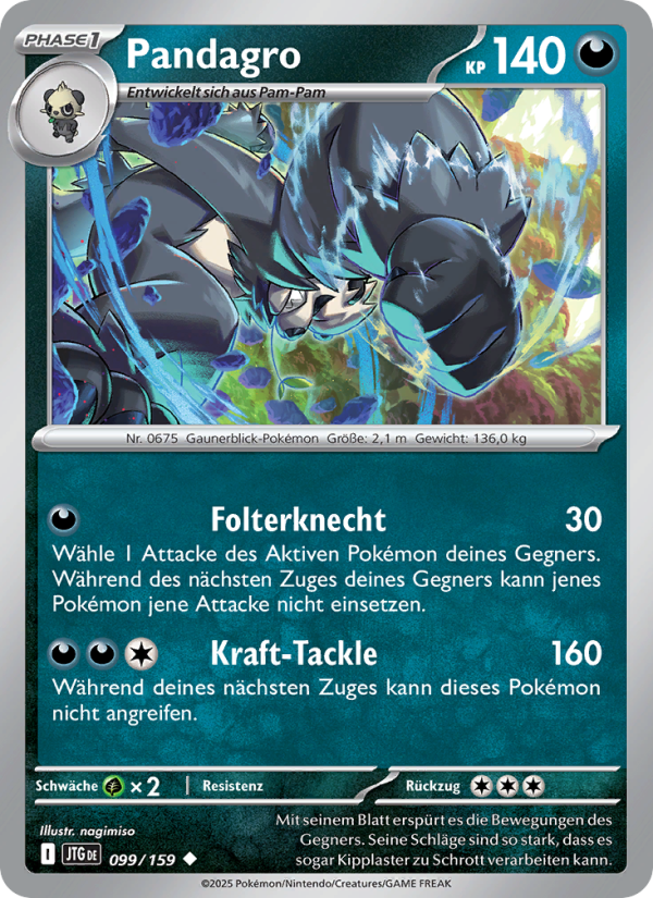 Pandagro Pokémon TCG cards