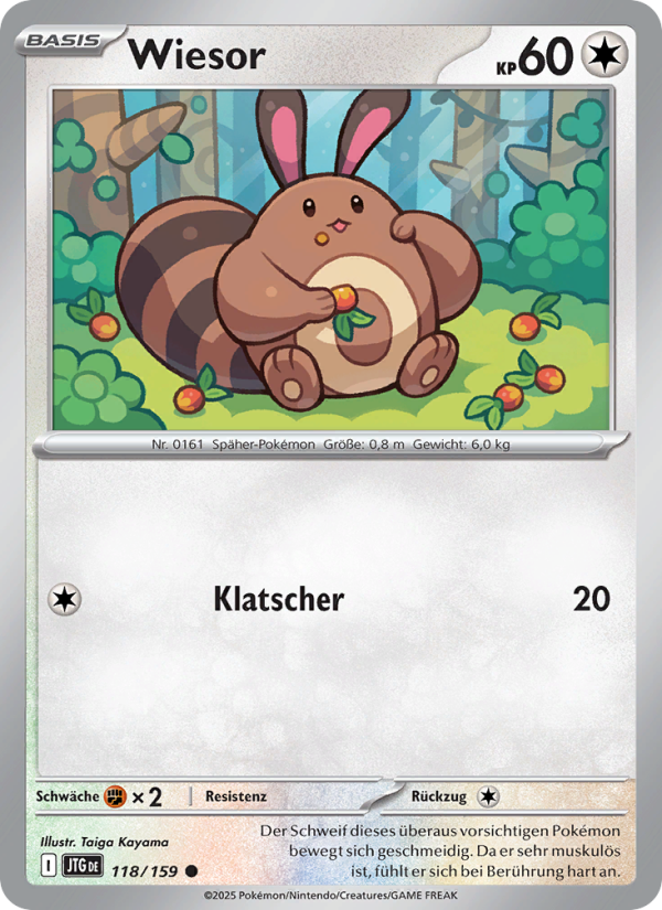 Wiesor Pokémon TCG cards