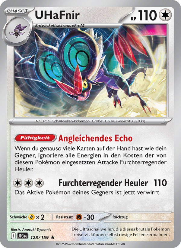 UHaFnir 128 — Reisegefährten (German Pokémon TCG card)