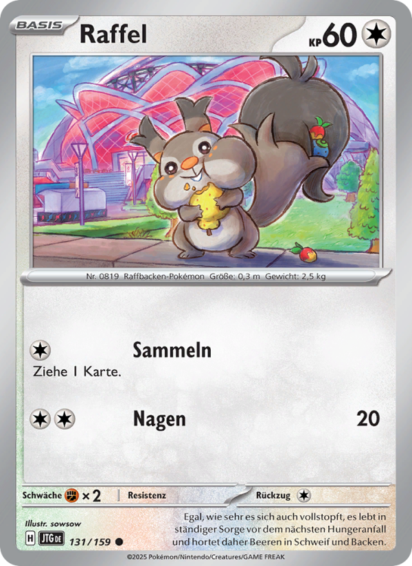Raffel 131 — Reisegefährten (German Pokémon TCG card)