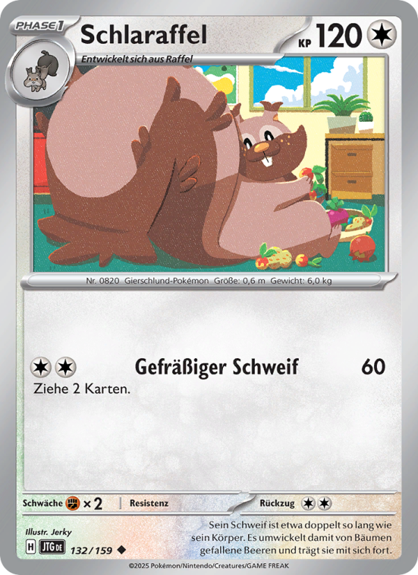 Schlaraffel Pokémon TCG cards