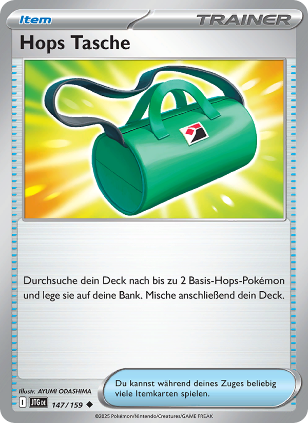 Hops Tasche 147 — Reisegefährten (German Pokémon TCG card)