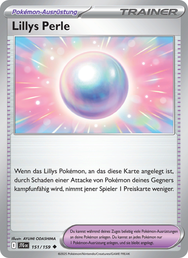 Lillys Perle 151 — Reisegefährten (German Pokémon TCG card)