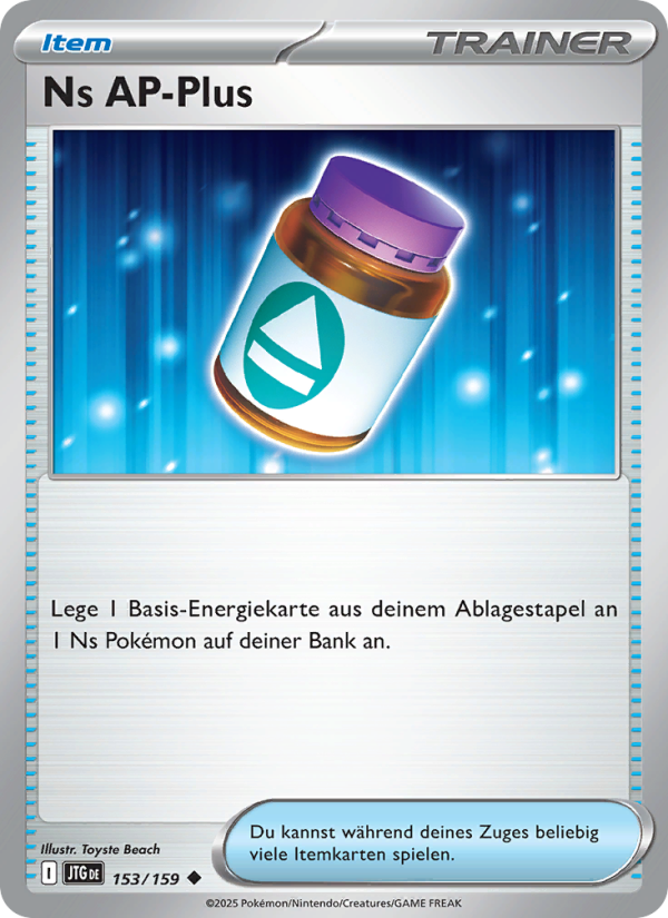 Ns AP-Plus 153 — Reisegefährten (German Pokémon TCG card)