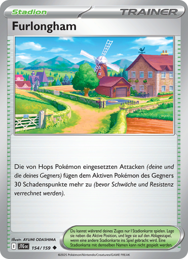 Furlongham 154 — Reisegefährten (German Pokémon TCG card)