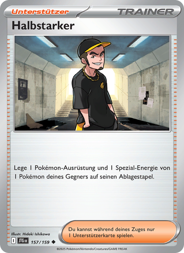 Halbstarker 157 — Reisegefährten (German Pokémon TCG card)