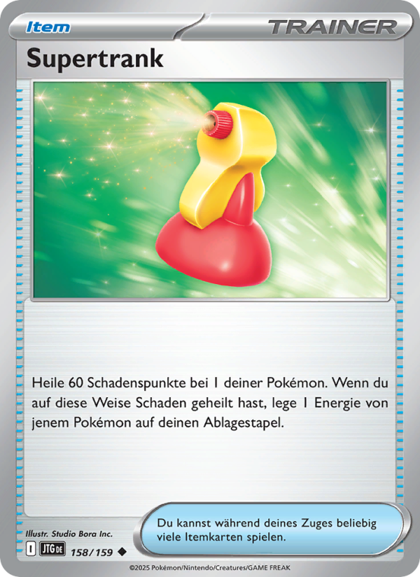 Supertrank 158 — Reisegefährten (German Pokémon TCG card)