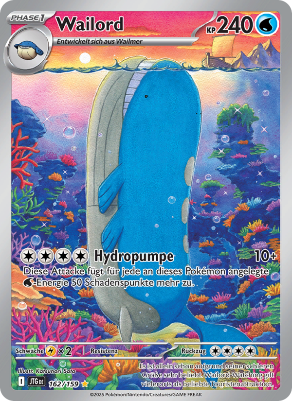 Wailord 162 — Reisegefährten (German Pokémon TCG card)