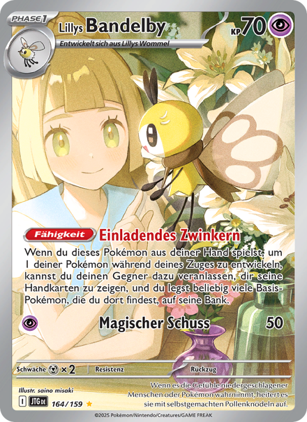 Lillys Bandelby 164 — Reisegefährten (German Pokémon TCG card)