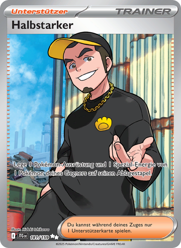 Halbstarker 181 — Reisegefährten (German Pokémon TCG card)