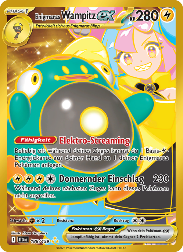 Enigmaras Wampitz- Pokémon TCG cards