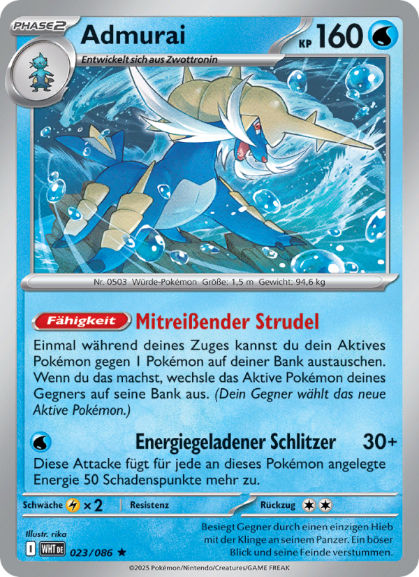 Admurai Pokémon TCG cards