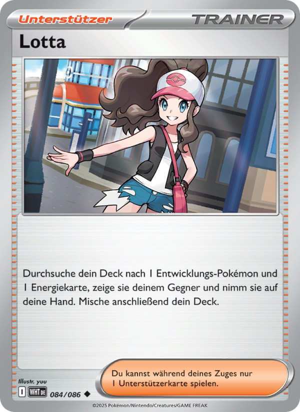 Lotta 084 — Weiße Flammen (German Pokémon TCG card)