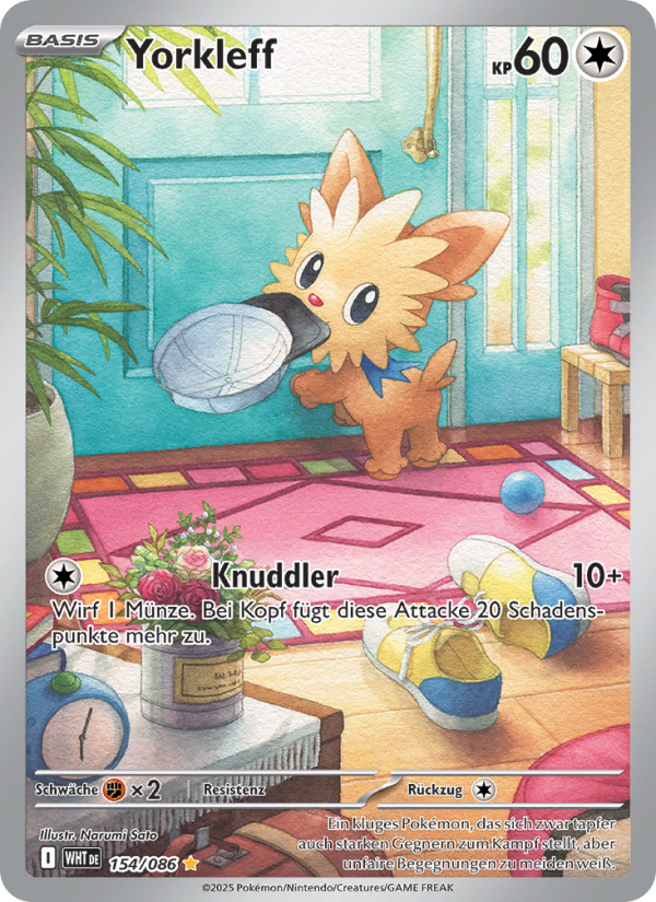 Yorkleff 154 — Weiße Flammen (German Pokémon TCG card)