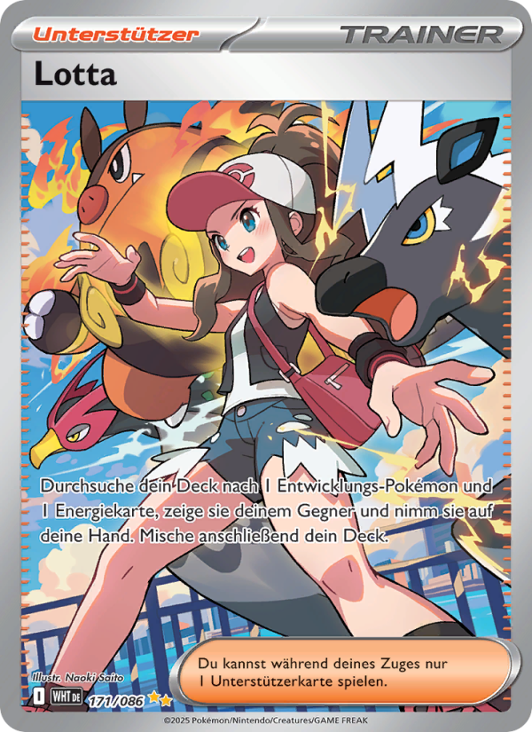 Lotta 171 — Weiße Flammen (German Pokémon TCG card)