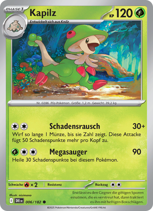 Kapilz 006 — Ewige Rivalen (German Pokémon TCG card)